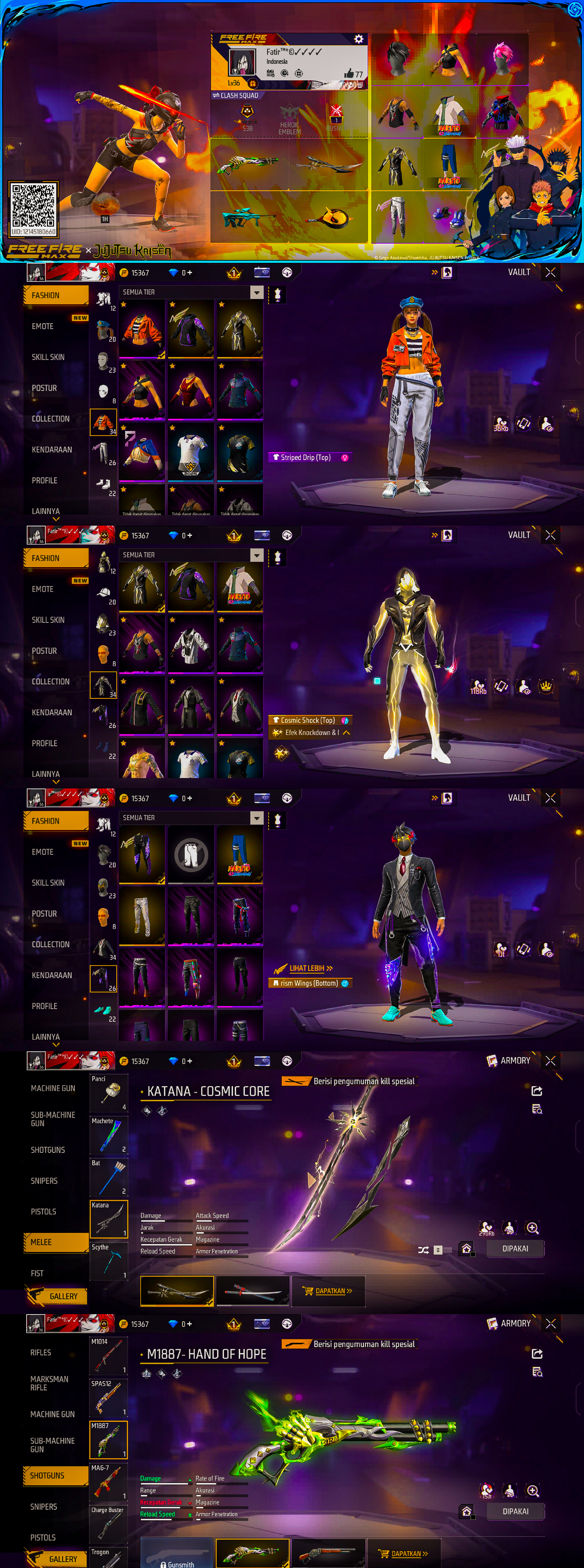 STOK ADMIN ✅